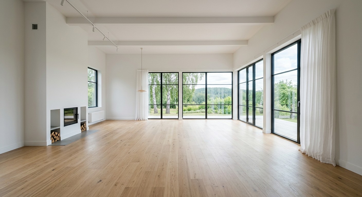 Empty room before AI digital staging — original photo uploaded by user